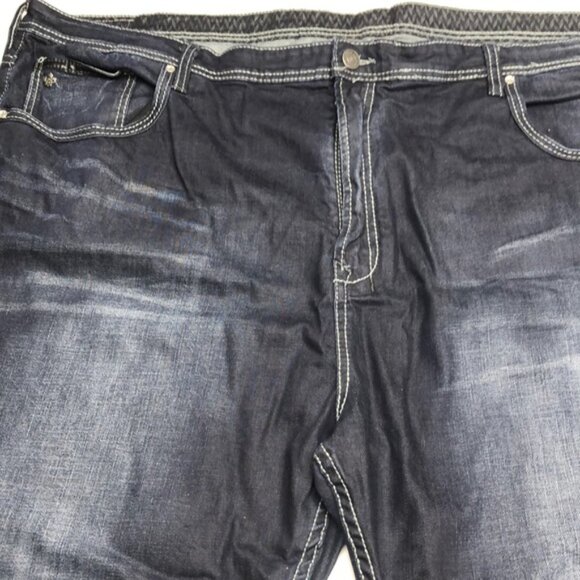 MENS DAVID BITTON SIX-X SLIM STRAIGHT JEANS 52x32 ⭐️ - Picture 5 of 10